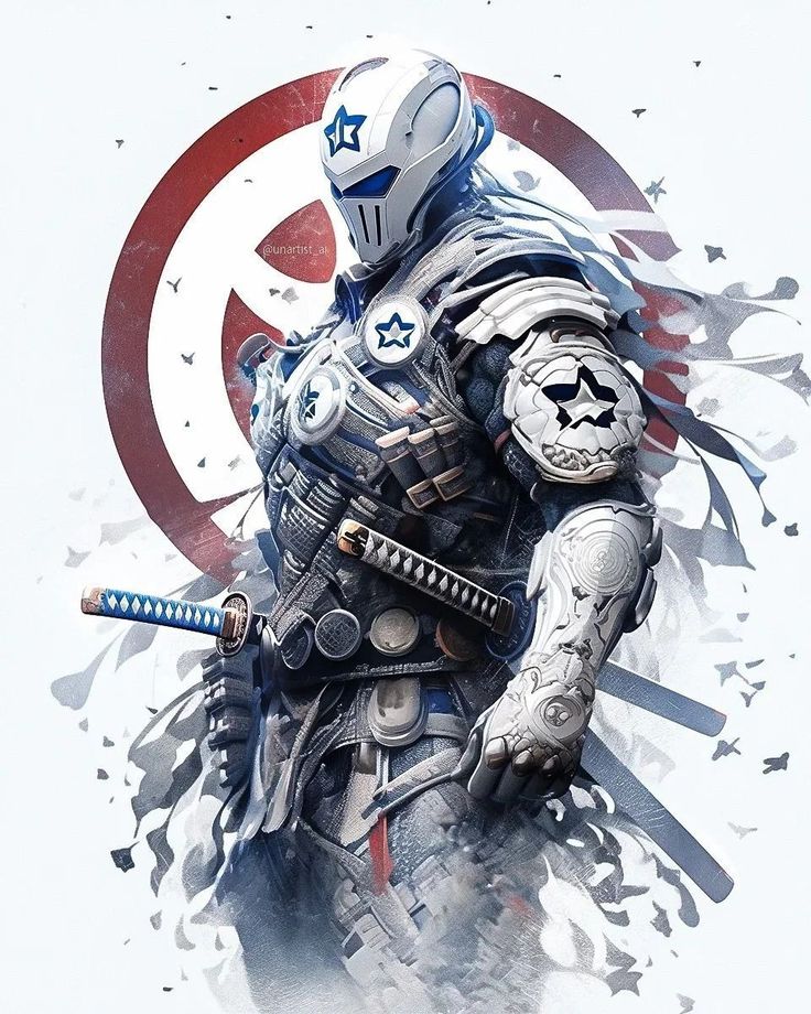 "The Mighty Captain America Embracing the Power of an Authentic Samurai" - movingworl.com