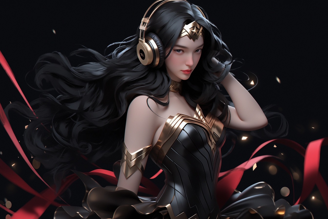 Some wonder woman, If you like my work please follow my page for more Ai art