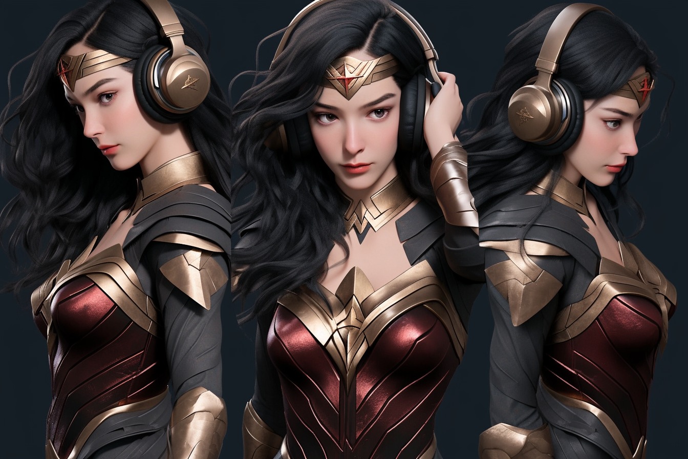 Some wonder woman, If you like my work please follow my page for more Ai art