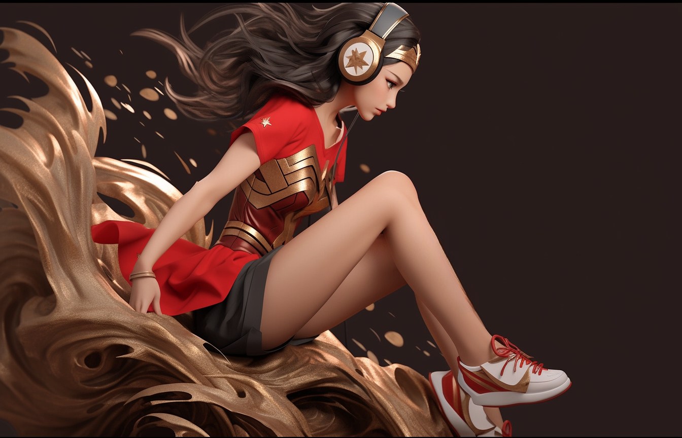 Some wonder woman, If you like my work please follow my page for more Ai art