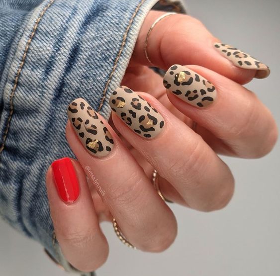 33+ Creative Cheetah Nail Designs 2023