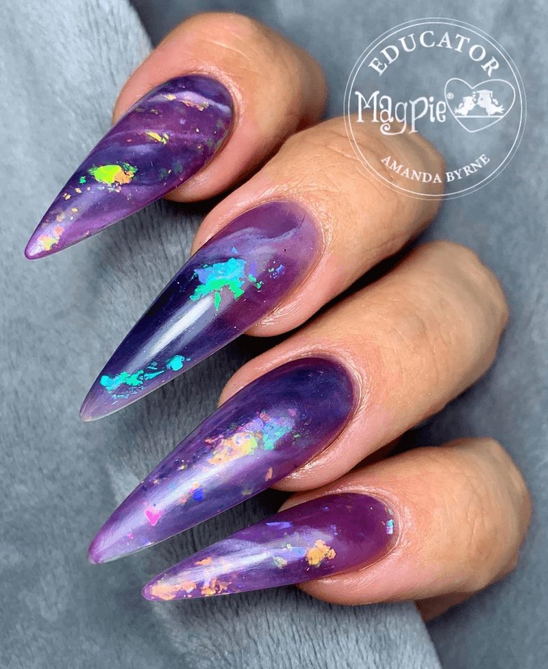 Up your manicure game with these 30 stunning galactic nail art ideas – The Daily Worlds