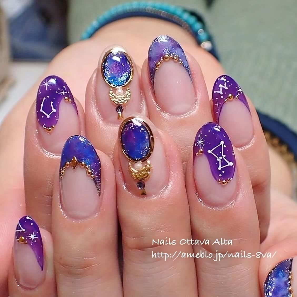 Up your manicure game with these 30 stunning galactic nail art ideas – The Daily Worlds