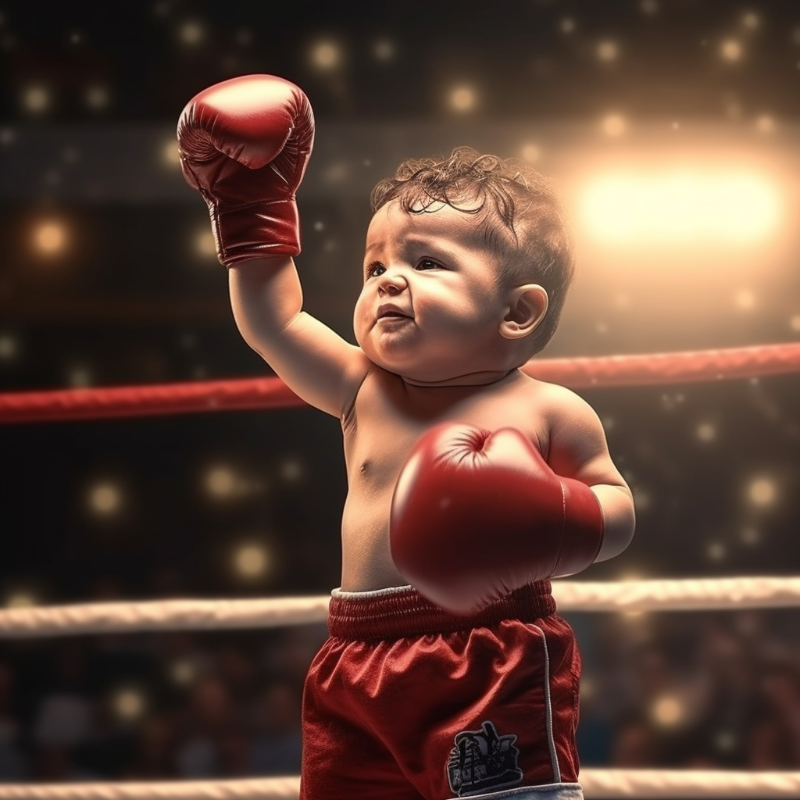 Adorable Boy's Boxing Moves Capture Community's Attention and Excitement - 002 - srody.com