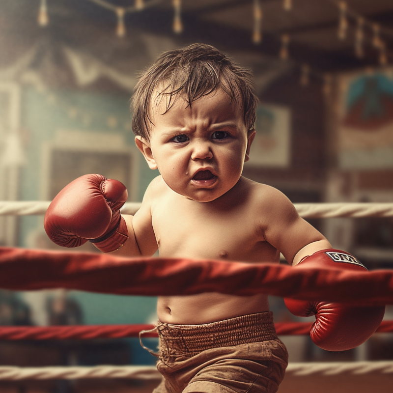 Adorable Boy's Boxing Moves Capture Community's Attention and Excitement - 002 - srody.com