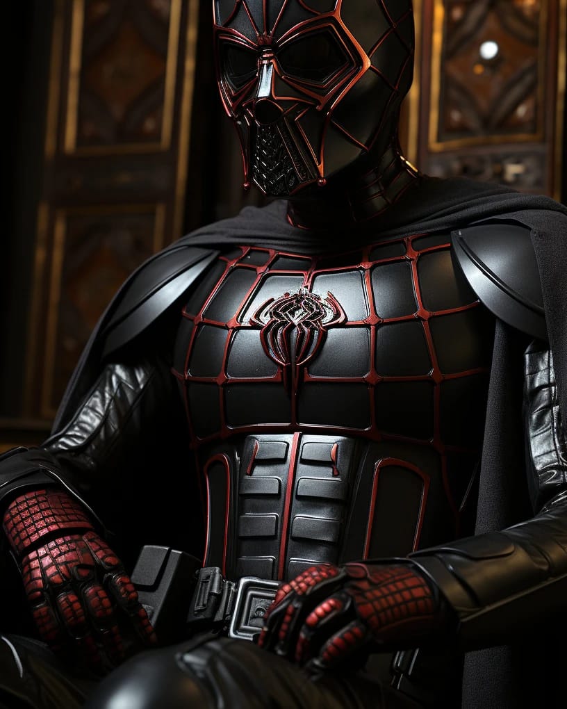 Get ready for an experience beyond reality, where Spider-Man takes on a role never before explored: Darth Vader. - movingworl.com