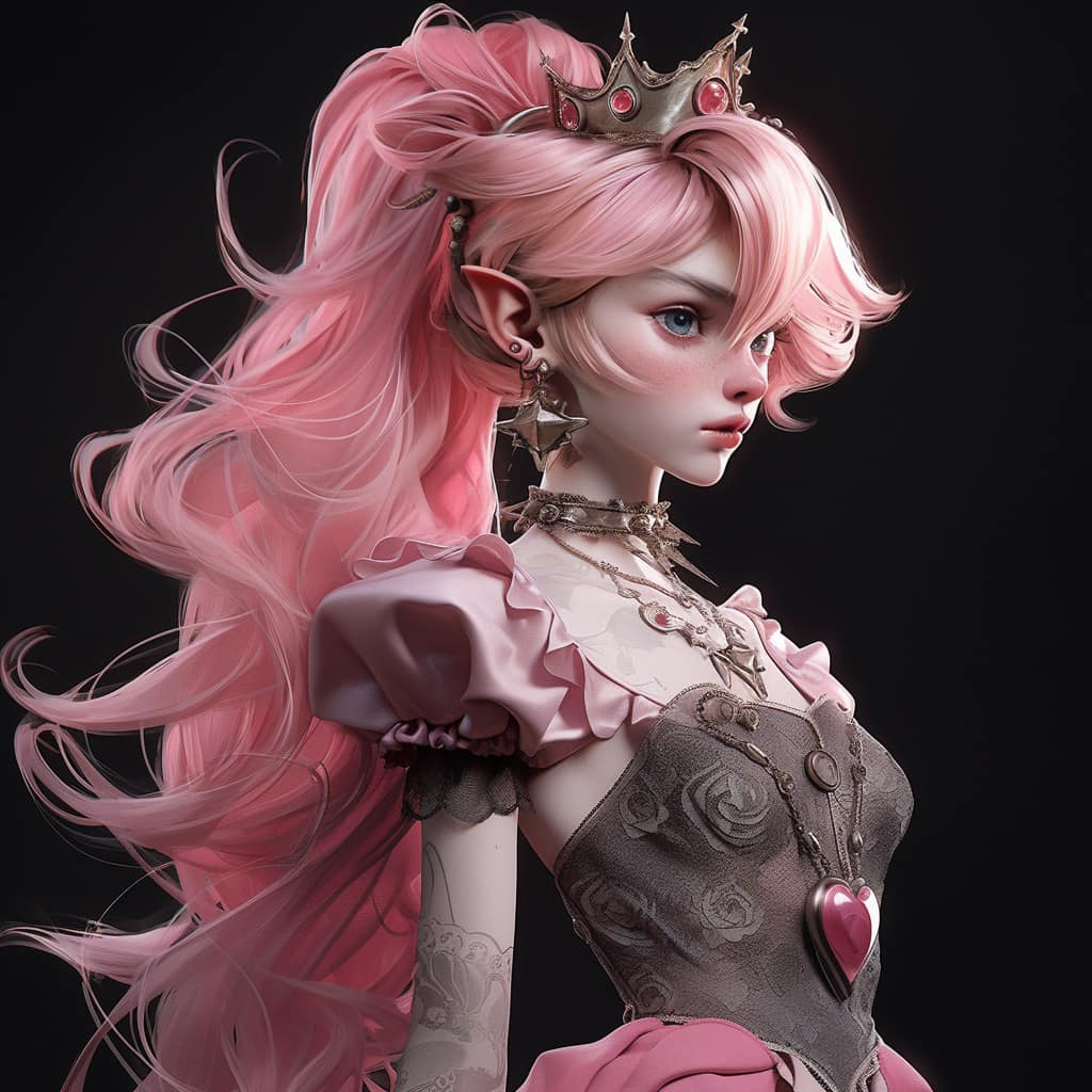 Inspired by Princess peach - movingworl.com