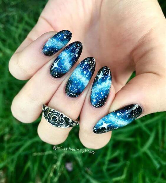 30 Incredibly Breathtaking Galaxy Nails That Take Your Manicure Up A Notch - 245