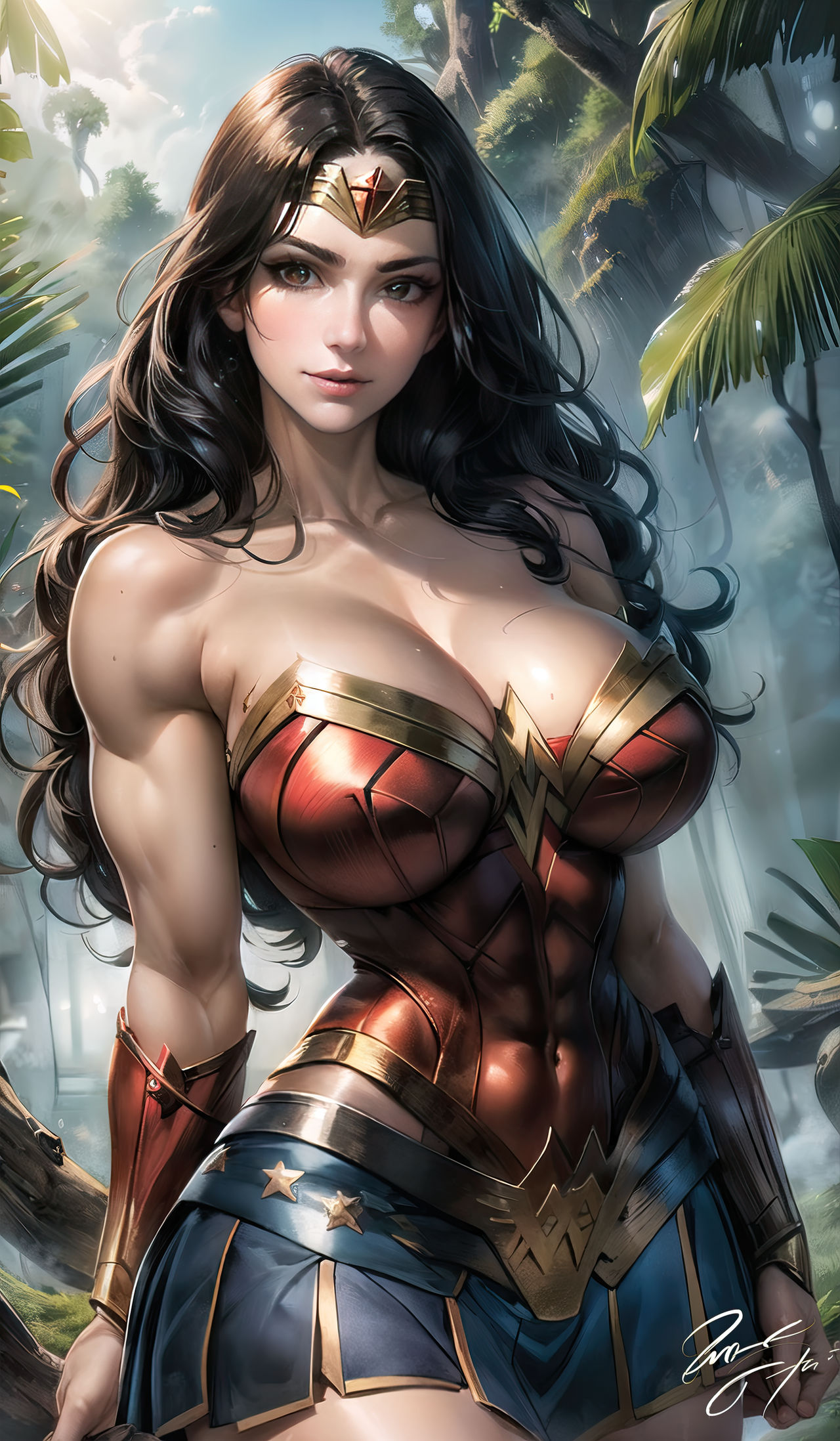 Goddess of Power: Wonder Woman's Elegance