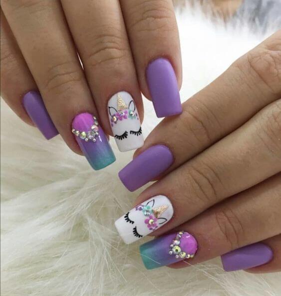 32 Cute Nail Art Ideas That You Can Rock With Your Kids - 217