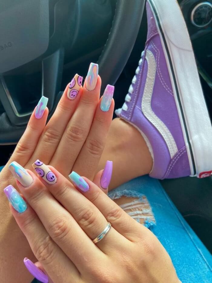 32 Cute Nail Art Ideas That You Can Rock With Your Kids - 235
