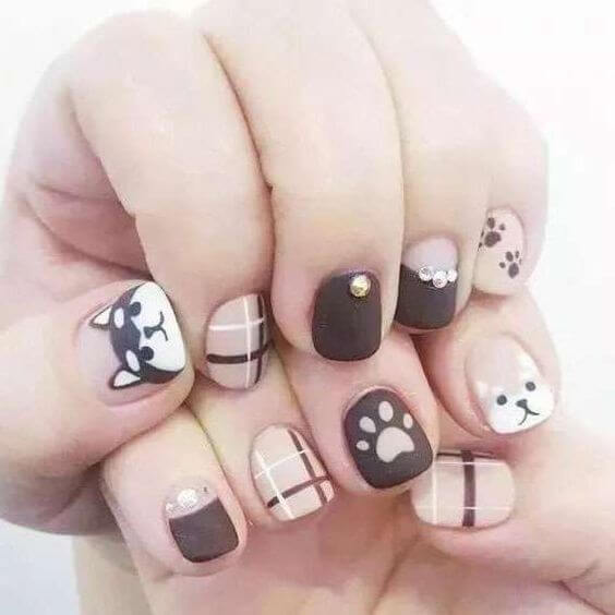 32 Cute Nail Art Ideas That You Can Rock With Your Kids - 255