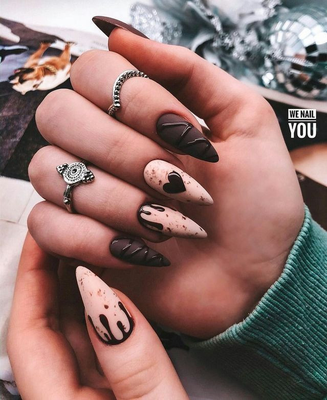 35 Chocolate Nail Art Designs That Are Sweeter Than Candies - 251